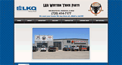 Desktop Screenshot of lkqwesterntruckparts.com